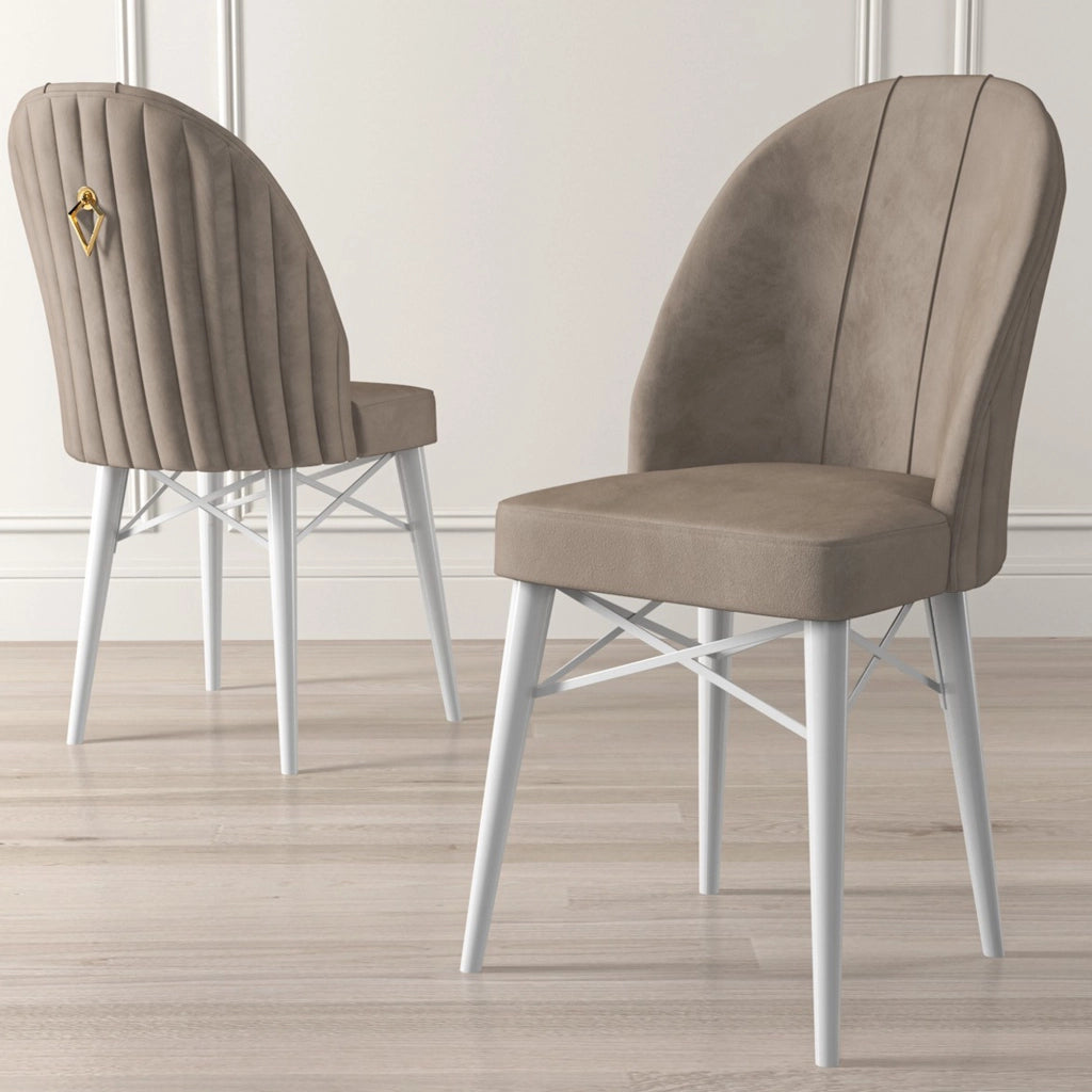 Perillis, Sedia 6 Sedie, Beige