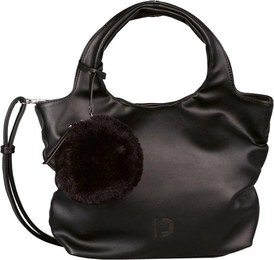 Borsa a Spalla Nila Zip Shopper Nero
