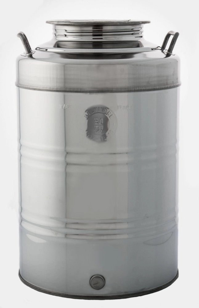 1pz contenitore acciaio inox x olio lt.50 alto cod:ferx.22999