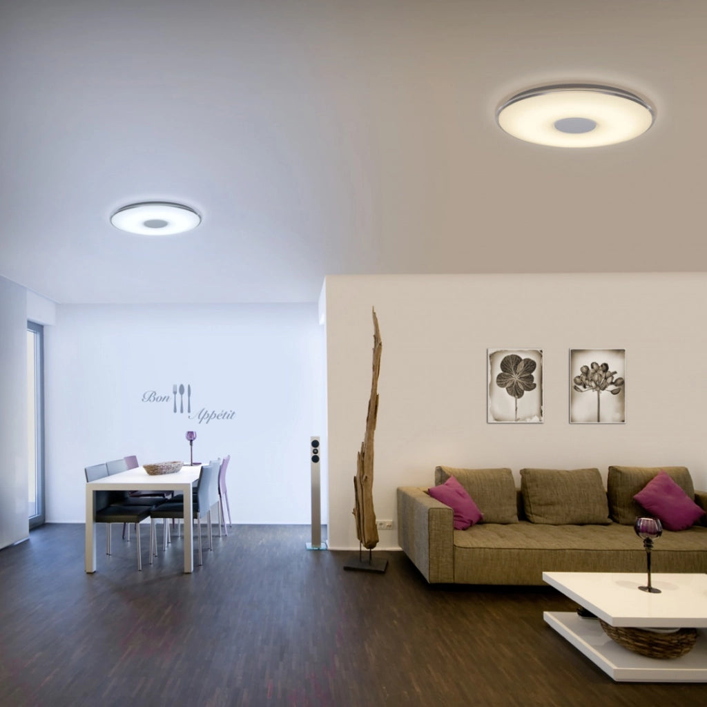 Plafoniera LED moderna Trio Tokyo 60cm 45W bianca CCT