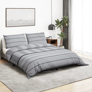 Set Copripiumino Grigio 135x200 cm in Cotone 136439