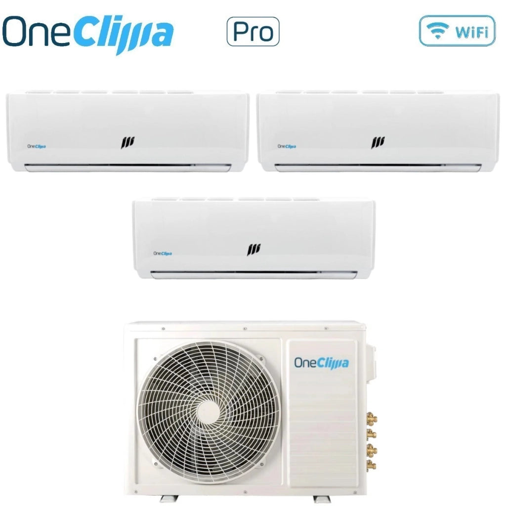 Condizionatore Trial Split OneClima Pro 9+12+18 con MLT27x3/Y24 R-32 Wi-Fi Optional