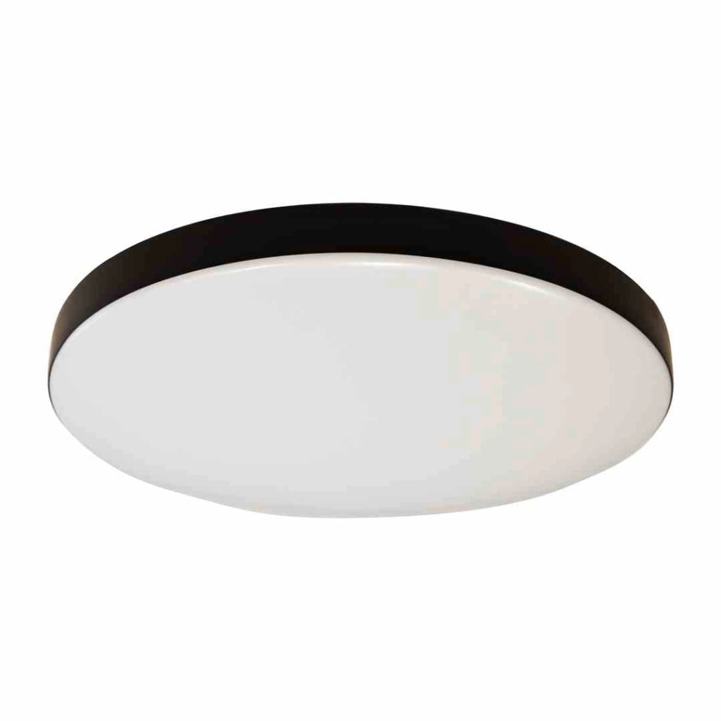 Plafoniera LED Milagro Maya 15W 33cm 4000K IP44 nero