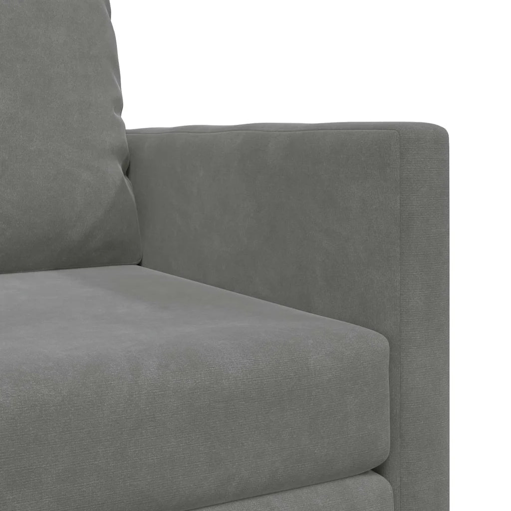Divano letto-Sofa Letto-Daybed Grigio scuro 74 x 77 x 81 cm Velluto
