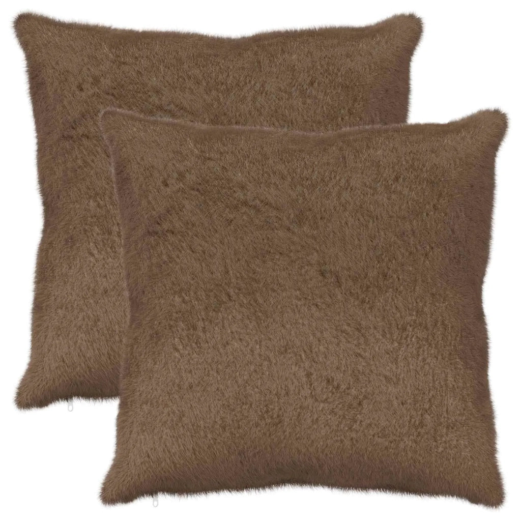 Federa 2 pz HEERLEN Marrone Chiaro 65 x 65 cm 913139