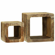 Unità TV 2 pcs Marrone 36 x 30 x 36 cm Legno di mango massello 4104549