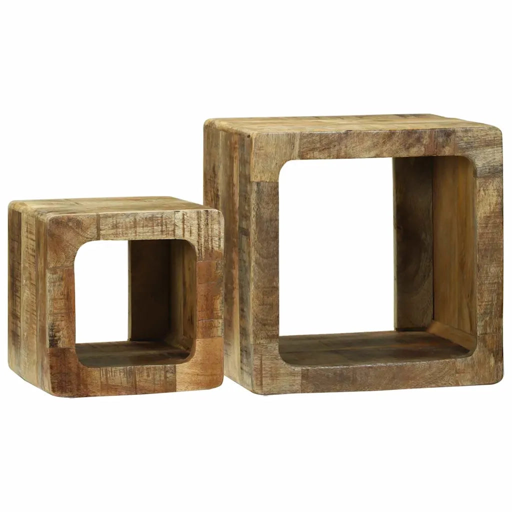 Unità TV 2 pcs Marrone 36 x 30 x 36 cm Legno di mango massello 4104549