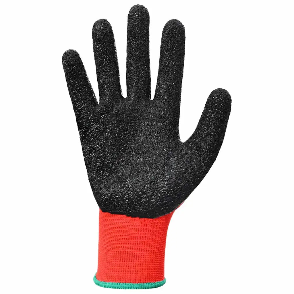 Guanti da Lavoro 24 pcs Rosso e Nero 11 / XXL 42020699