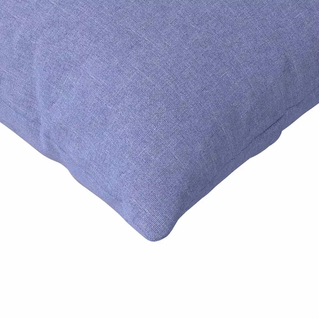 Cuscini da Divano 2 pz-Set di 2 Cuscini per Sofa Blu jeans 200 x 40 cm Tessuto