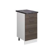 Vicco Mobiletto base per cucina Grigio 40 cm con cassetti, PL Antracite
