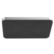 Soffione Conny con sistema anticalcare cromato/nero Aquasanit