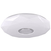 Plafoniera LED 39cm CCT dimmer telecomando Polux Diamond