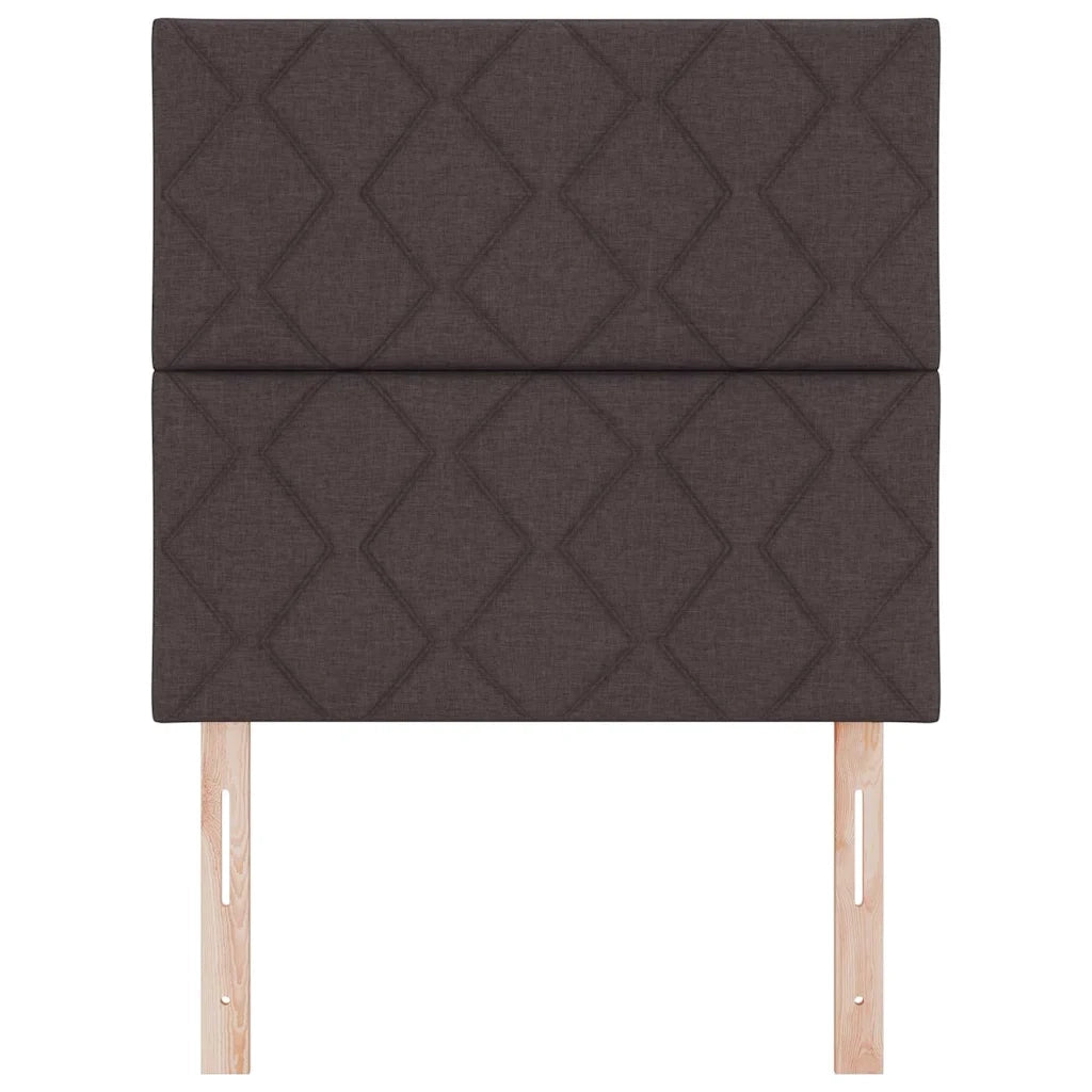 Testiera | Testata LED Marrone 100 cm Tessuto