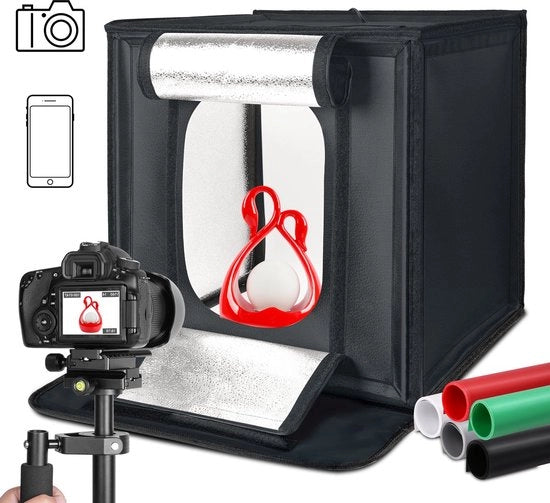 Mini Studio Fotografica Portatile in Nero