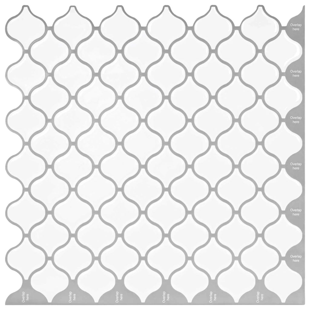 Piastrella Lanturn 20 pz Bianco 27 x 27 cm Poliuretano e PET CFW3404735