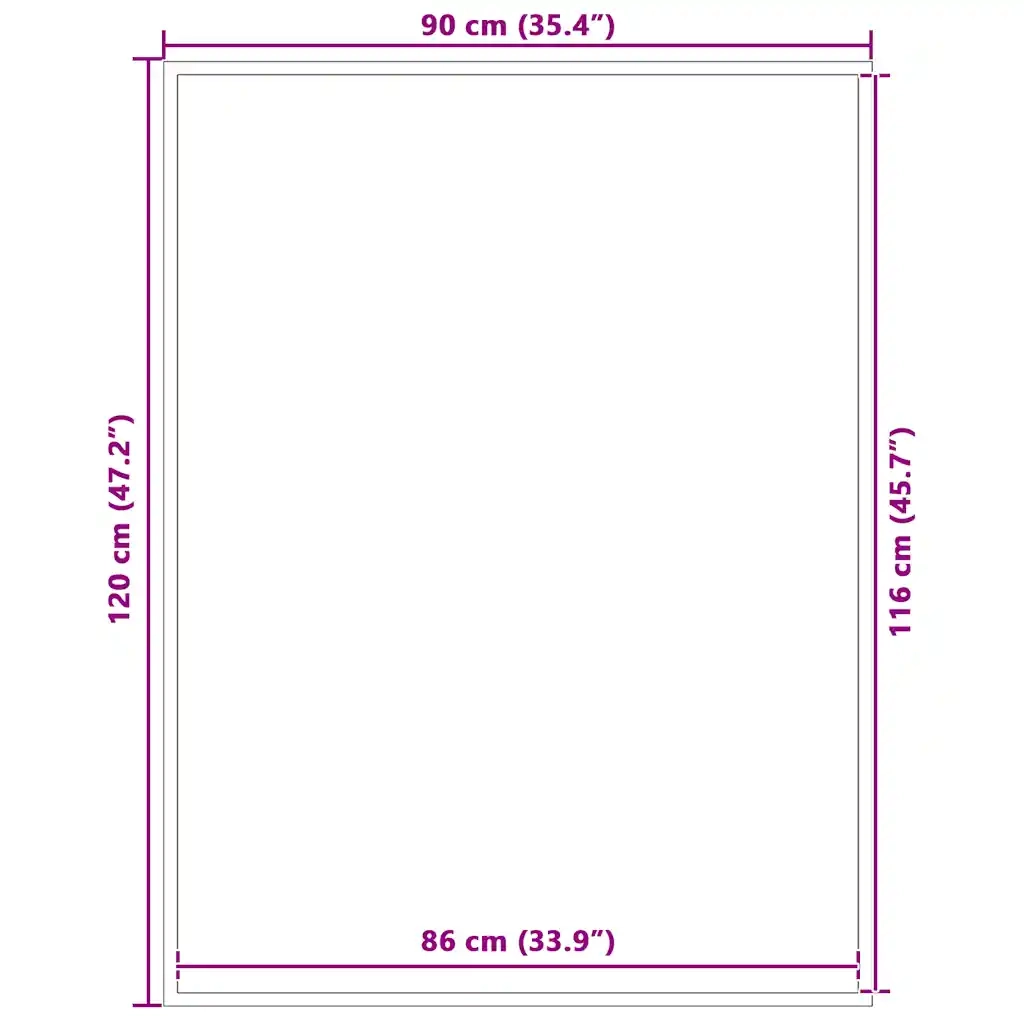 Zerbino Marrone 90x120 cm 4105584