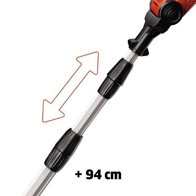 Einhell GE-HC 18 LI T SOLO Svettatoio Tagliasiepi Multifunzione 18V asta 88-182 cm lama 40 cm 1700 spm colore Nero Rosso Argento