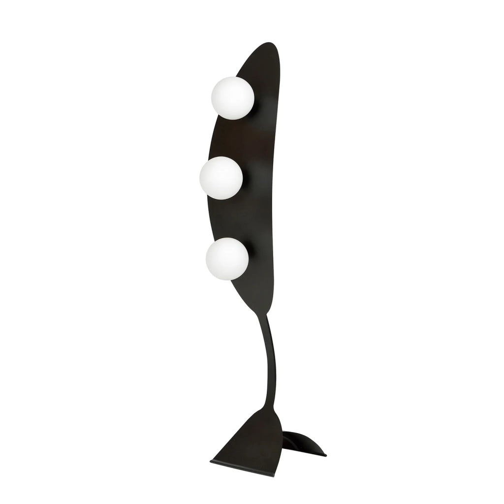 Piantana Minimal Dagda Acciaio Nero 3 Luci E14 Ip20