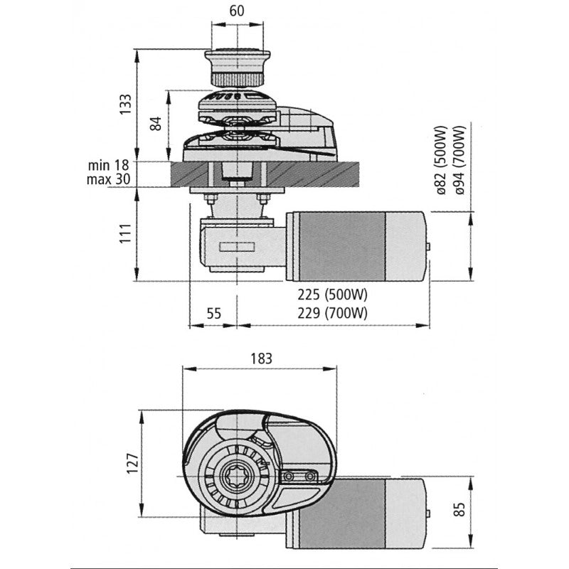 X1 800W 12V.  C/CAMPANA mm.6