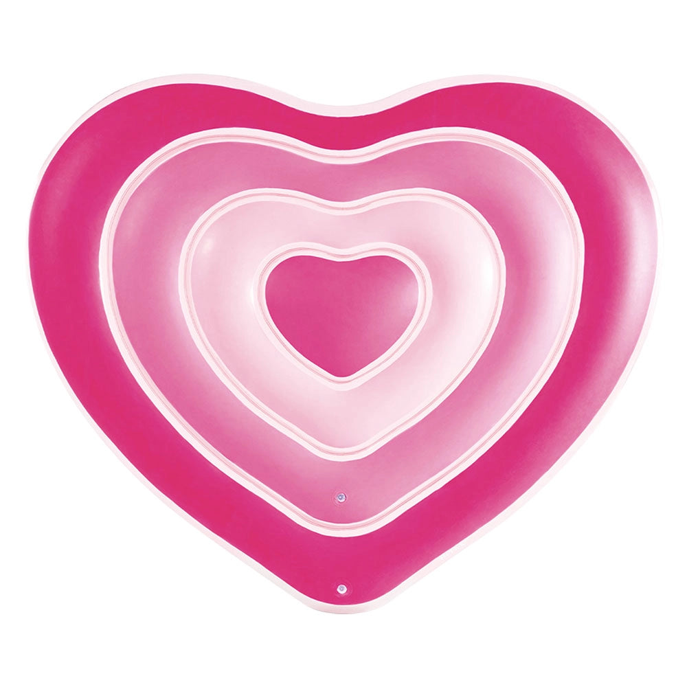 MATERASSINO GONFIABILE ISOLA 'CUORE' cm 168 x 142  - INTEX