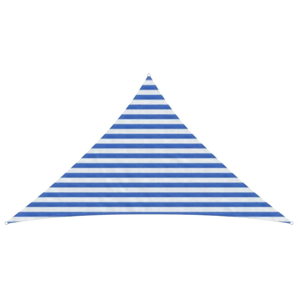 Telo Ombra Blu e Bianco 2,5 x 2,5 x 3,5 m HDPE 42032903
