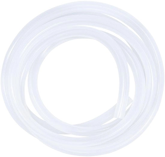 Slang di Silicone 5mm ID x 7mm OD - Slang Flessibile - Materiale Sicuro per l'Alimentazione - Resistenza alla Temperatura - Acquario - Facile da Pulire - Bucata di Silicone