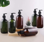 Set di saponi 6 pezzi 500 ml - PET - pompa schiuma - shampoo - sapone per le mani - lavaggio del piano di lavoro della cucina.