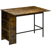 Tavolo da bar allungabile ¨C Minimal ¨C 120x76x91 cm marrone