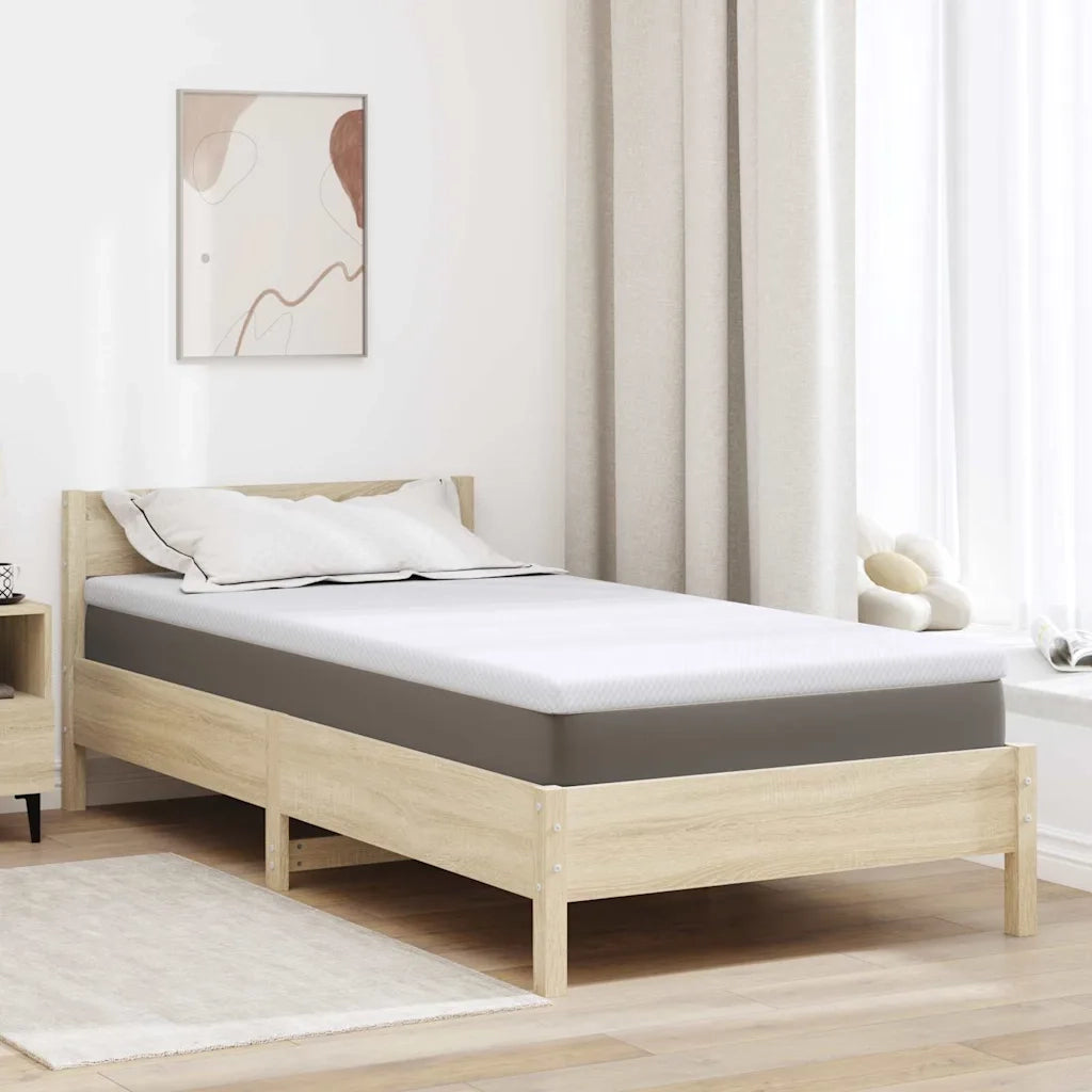Topper per materasso Bianco 90 x 200 cm Tessuto Jacquard 4106223