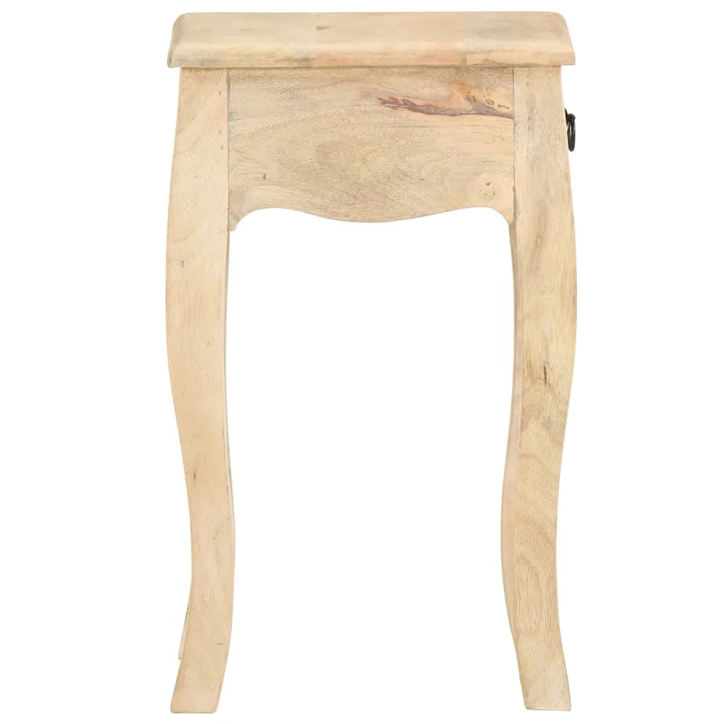 Comodino 28x28x46 cm in Legno Massello di Mango 321708