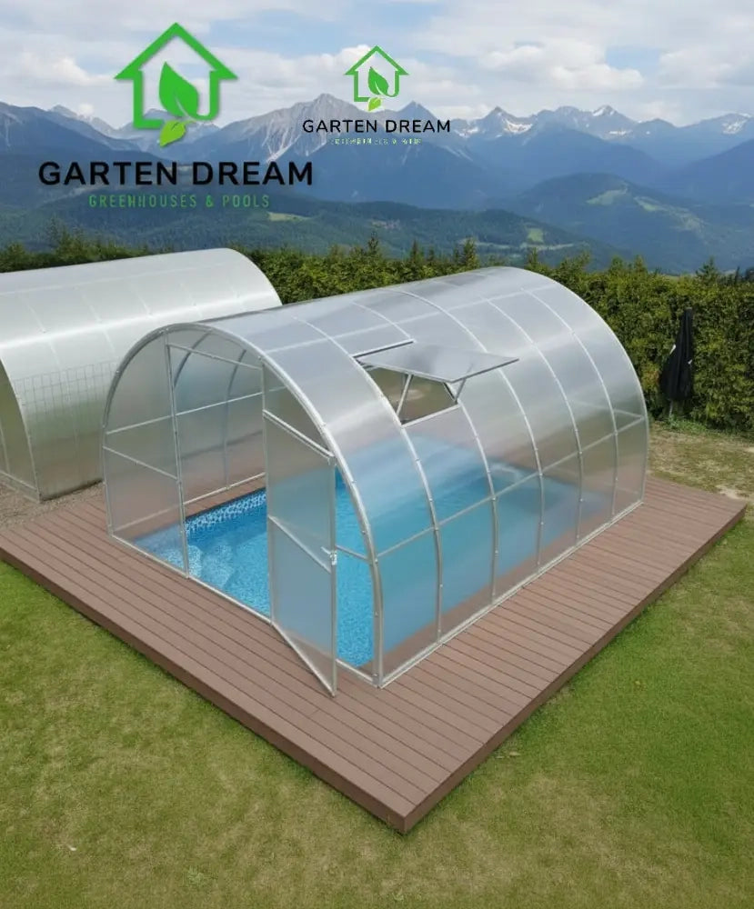 Copertura per Piscina Garten Dream MARINA 3x4 m con Policarbonato 4 mm
