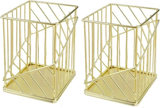 Due Pennini Orefice Organizzatore di Pennarelli e Pennelli in Oro 

Nota: Ho rimosso "Mode Opencrafted" e "Make-up Penseelhouder" poiché sembrano essere nomi di marche o prodotti specifici.