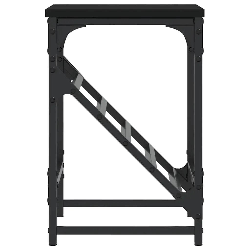 Scarpiera | Mobile per scarpe Nera 60x30x45 cm in Legno Multistrato