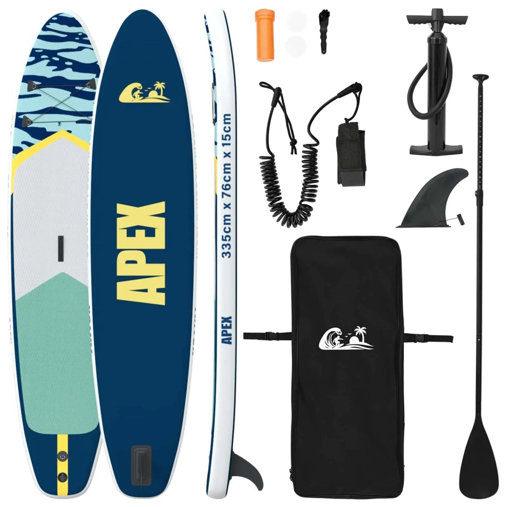 Tavola da Paddle Inflabile APEX 335 x 76 x 15 cm Blu per 42039121
