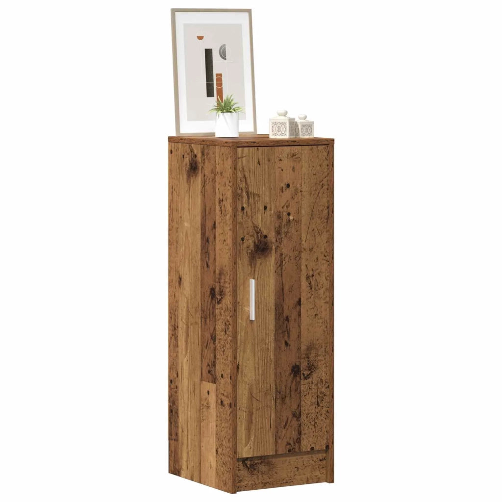 Scarpiera Legno Vecchio 32x35x92 cm in Legno Multistrato 856708