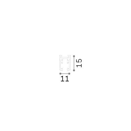 Binario Deva 24V Ip20 Nero
