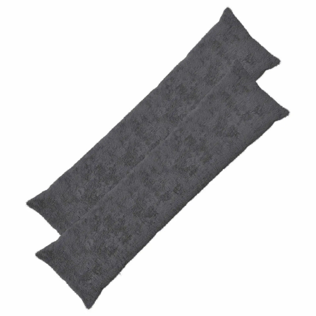 Federa 2 pz HEERLEN Grigio Scuro 40 x 145 cm 909094