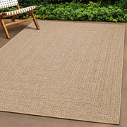 Tappeto ZIZUR 240x240 cm Aspetto Iuta per Interni ed Esterni 4006156