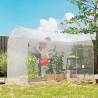 Copertura per Serra in Plastica, Resistente ai Raggi UV, Impermeabile, 8 x 10 m