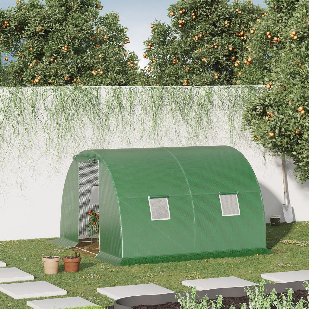 Serra da Giardino ¨C Minimal ¨C Verde 3x3x2m con Finestre
