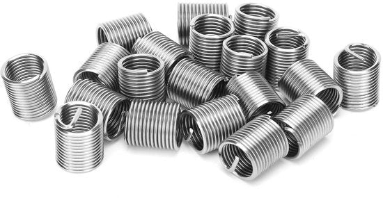 Kit di Assortimento per Riparazione di Fissaggi a Filo M12 x 1,5 - 20 pezzi - Fissaggio a Filo per Riparazione di Fissaggi - Per Macchine Idrauliche...