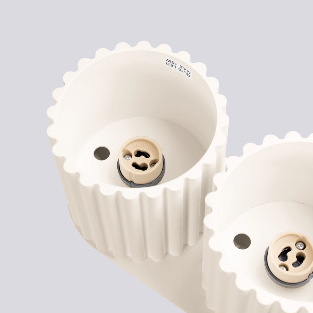 Lampada da soffitto AURA 2 beige GU10