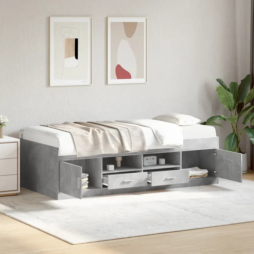 Divano letto | Sof¨¤ letto | Letto singolo con Cassetti senza Materasso 90x200 cm