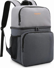 Coffre a Isolamento 28L - Ideale per Picnic e Campeggio - Grigio - Doppio Strato