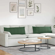 Cuscini da Divano 2 pcs Verde Scuro 120 x 40 cm 42013822