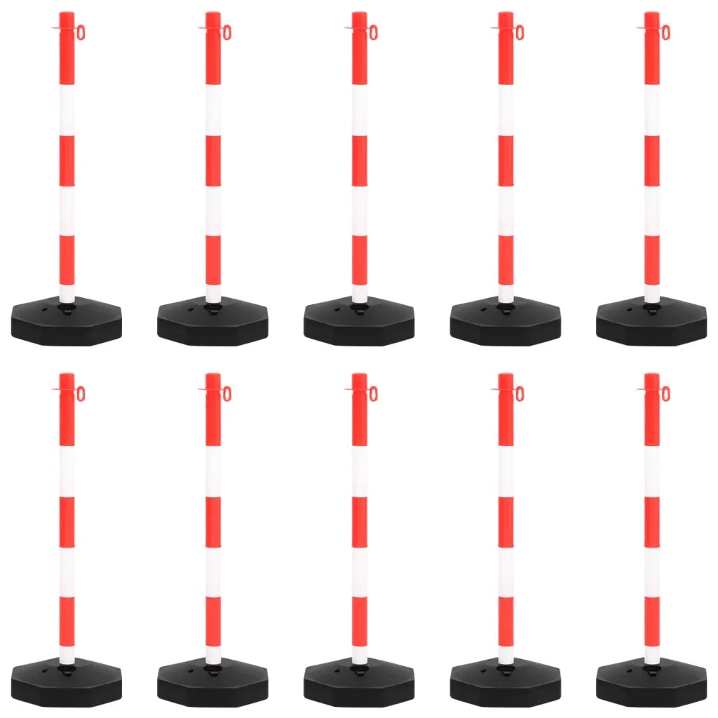 Set di Pali Stradali con Catena in Plastica di 10 mcod mxl 97080