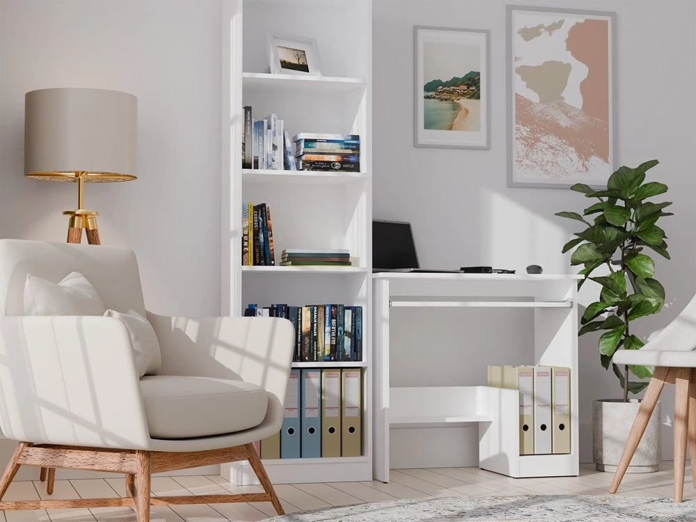 Scrivania rosa bianco per ufficio e studio