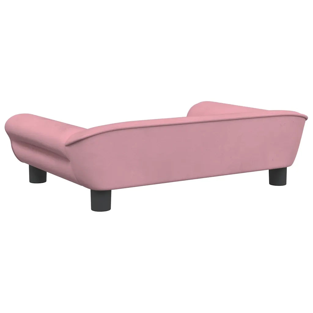 Divano per Bambini-Sofa-Divanetto Rosa 70x45x26 cm in Velluto