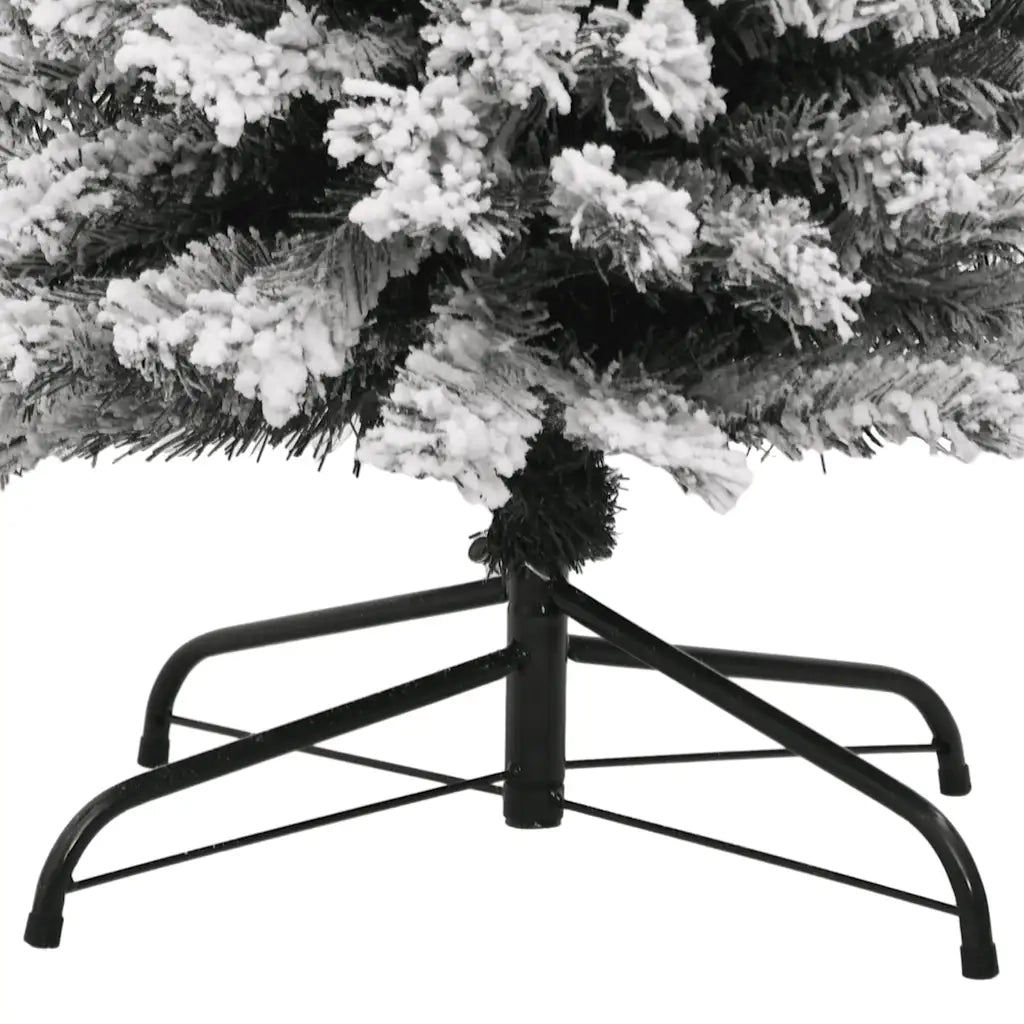 Albero di Natale Artificiale con Neve Fioccata Verde 180 cm PVC 320954