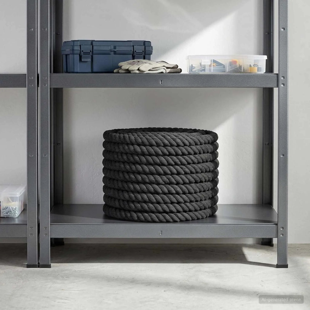 Corda di Cotone 24 mm 50 m Nero 100% Cotone 42011828